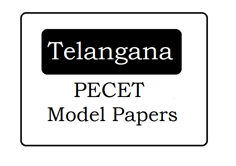 Download TS PECET Model Papers 2021 Download with Sample Question ...